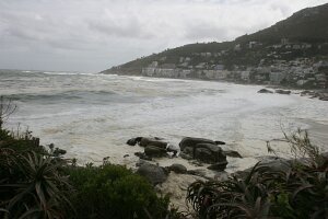 overcast, storm surf