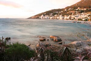 high tide, calm, southeaster. no swell.